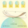 Kids Fitness Toy 12 Inch C Shape Wooden Wobble Balance Board